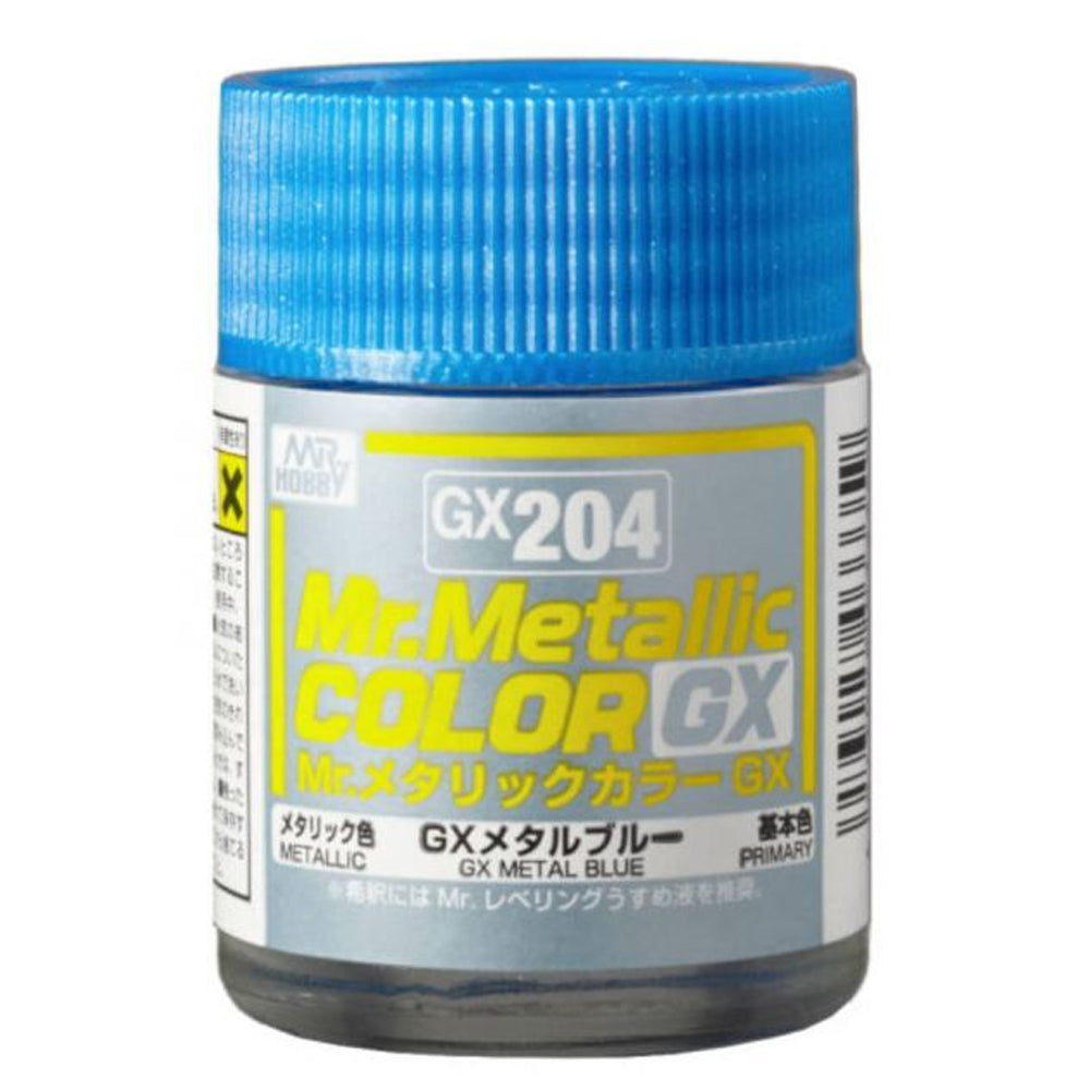 Mr Hobby Mr Metallic Colour GX-204 Metal Blue 18ml Acrylic Paint