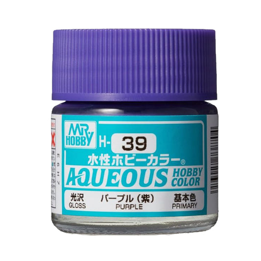 Mr Hobby Aqueous Hobby Colour H-039 Purple Grey 10ml Acrylic Paint