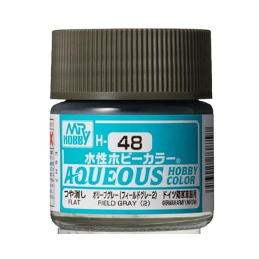 Mr Hobby Aqueous Hobby Colour H-048 Field Grey (G) 10ml Acrylic Paint