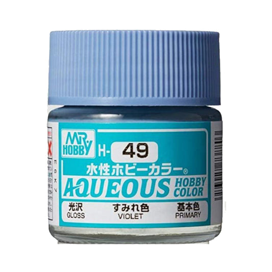 Mr Hobby Aqueous Hobby Colour H-049 Violet 10ml Acrylic Paint