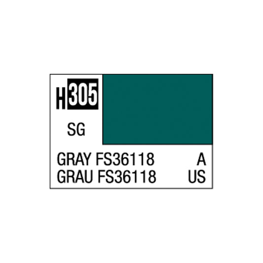 Mr Hobby Aqueous Hobby Colour H-305 Grey FS36118 (US) 10ml Acrylic Paint