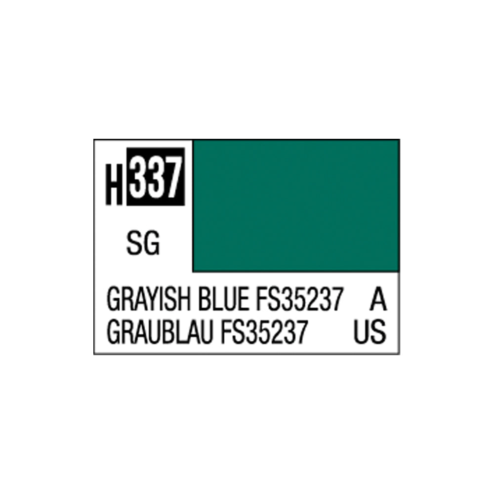 Mr Hobby Aqueous Hobby Colour H-337 Greyish Blue FS35237 (US) 10ml Acrylic Paint