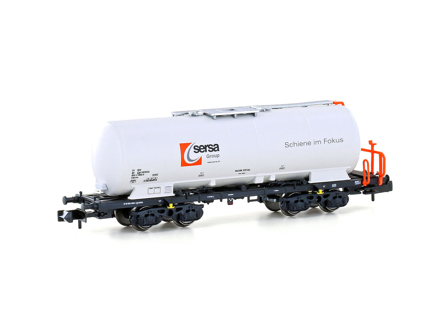 Hobbytrain Sersa Uacs Bogie Silo Wagon VI H23494 N Gauge