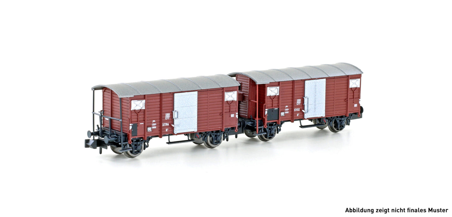 Hobbytrain 24201  SBB K2 Wagon Set (2) III N Gauge