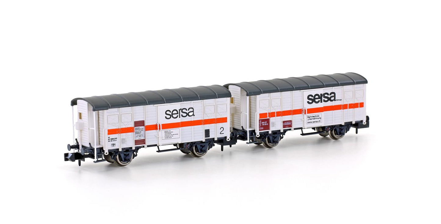 Hobbytrain Sersa K3 Van Set (2) V H24253 N Gauge