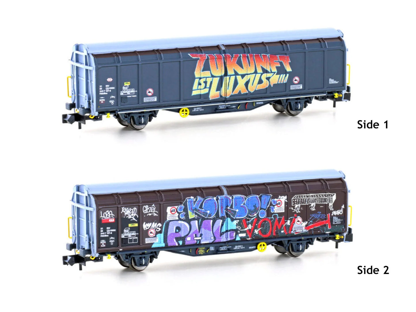 Hobbytrain SBB Hbbillns Graffiti Wagon VI H24669 N Gauge