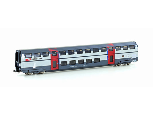 Hobbytrain SBB IC2020 2nd Class Bi-Level Coach V N Gauge H25127