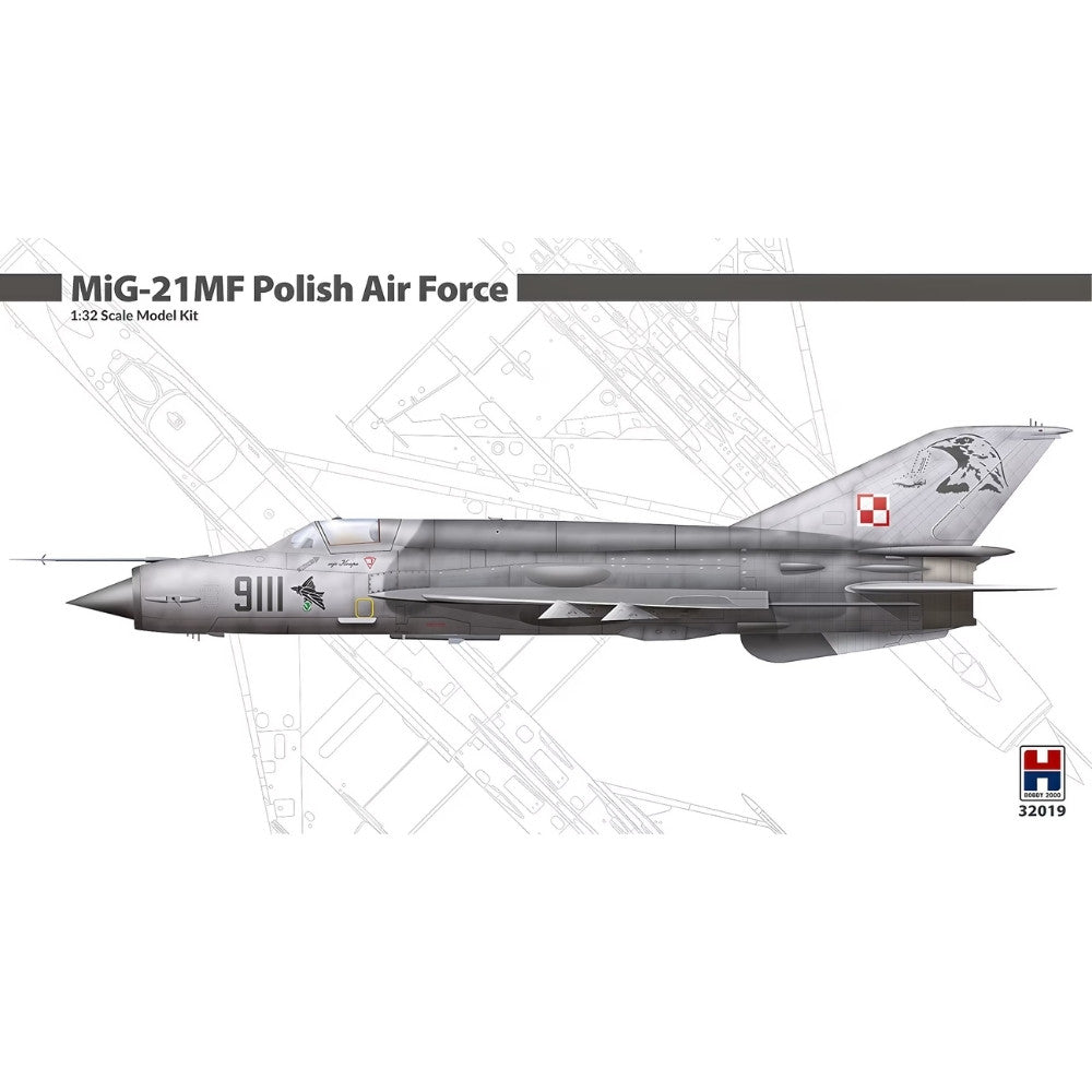 Hobby 2000 32019 Mikoyan MiG-21MF Polish Air Force 1:32 Model Kit