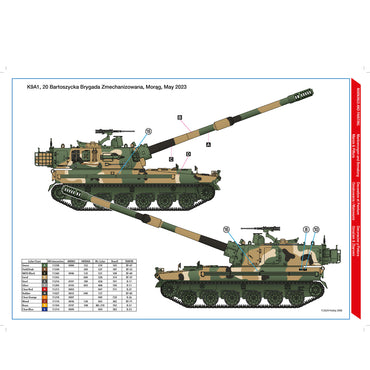 Hobby 2000 35005SE K9A1 'Thunder' Polish Army SPH Special Edition 1:48 Model Kit