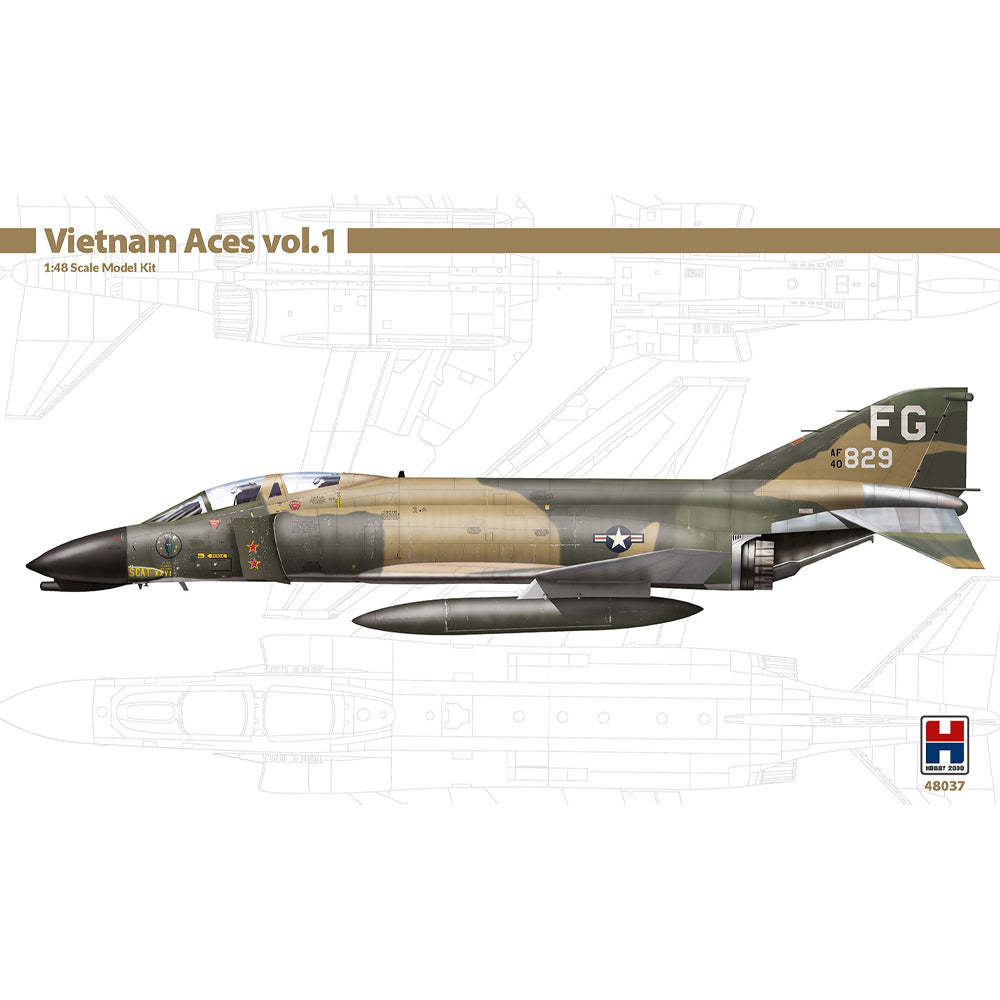 Hobby 2000 48037 McDonnell F-4C Phantom Vietnam Aces vol.1 1:48 Model Kit