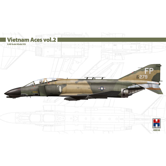 Hobby 2000 48038 McDonnell F-4D Phantom Vietnam Aces vol.2 1:48 Model Kit