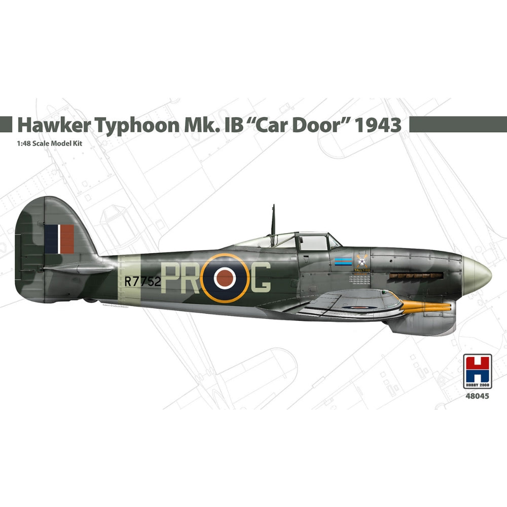 Hobby 2000 48045 Hawker Typhoon Mk. IB "Car Door" 1943 1:48 Model Kit