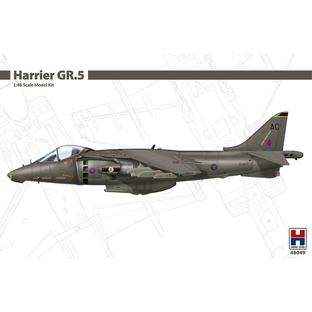 Hobby 2000 48049 Hawker Harrier GR.5 1:48 Model Kit