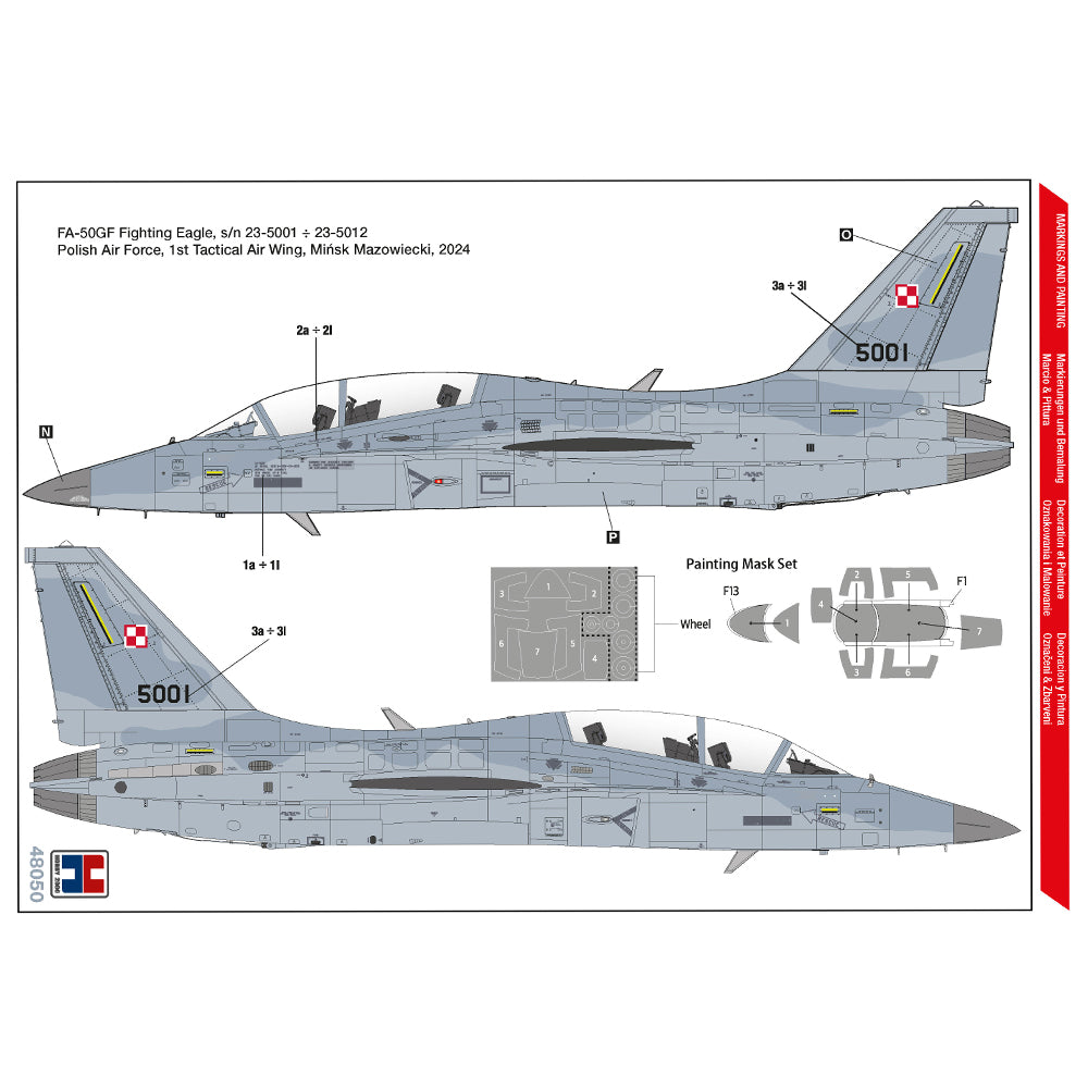 Hobby 2000 48050 FA-50GF Polish Air Force Jubilee Edition 1:48 Model Kit