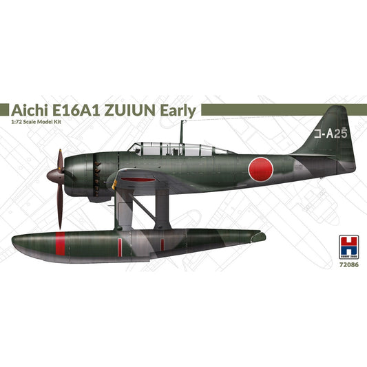 Hobby 2000 72086 Aichi E16A1 Zuiun Floatplane Early 1:72 Model Kit