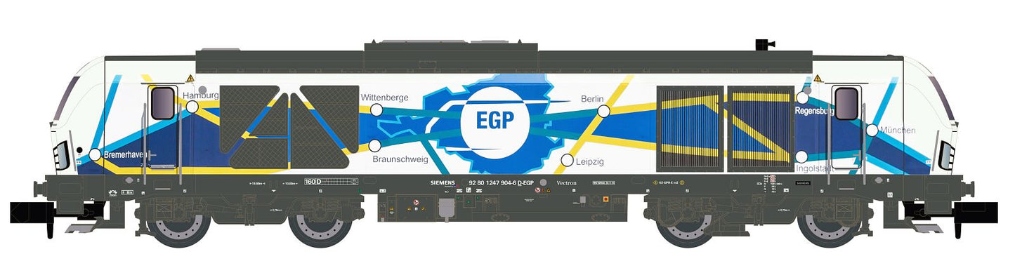 Hobbytrain 3115S  EGP BR247 Vectron Diesel Locomotive VI (DCC-Sound) N Gauge