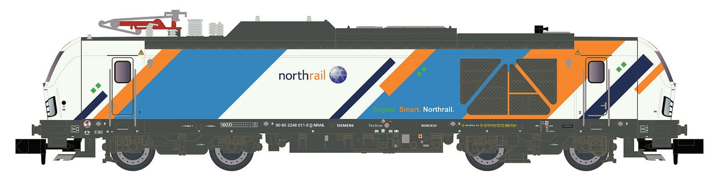 Hobbytrain 3124  Paribus-Northrail BR248 Vectron Dual Mode Locomotive VI N Gauge