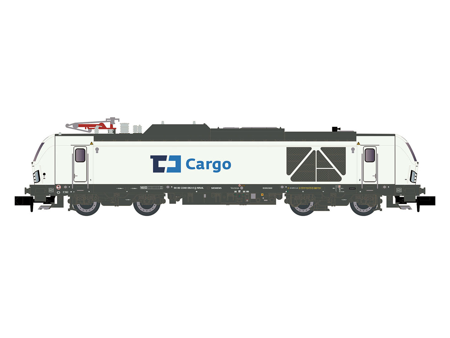 Hobbytrain CD Cargo BR248 Vectron Bi-Mode Locomotive VI H3127 N Gauge