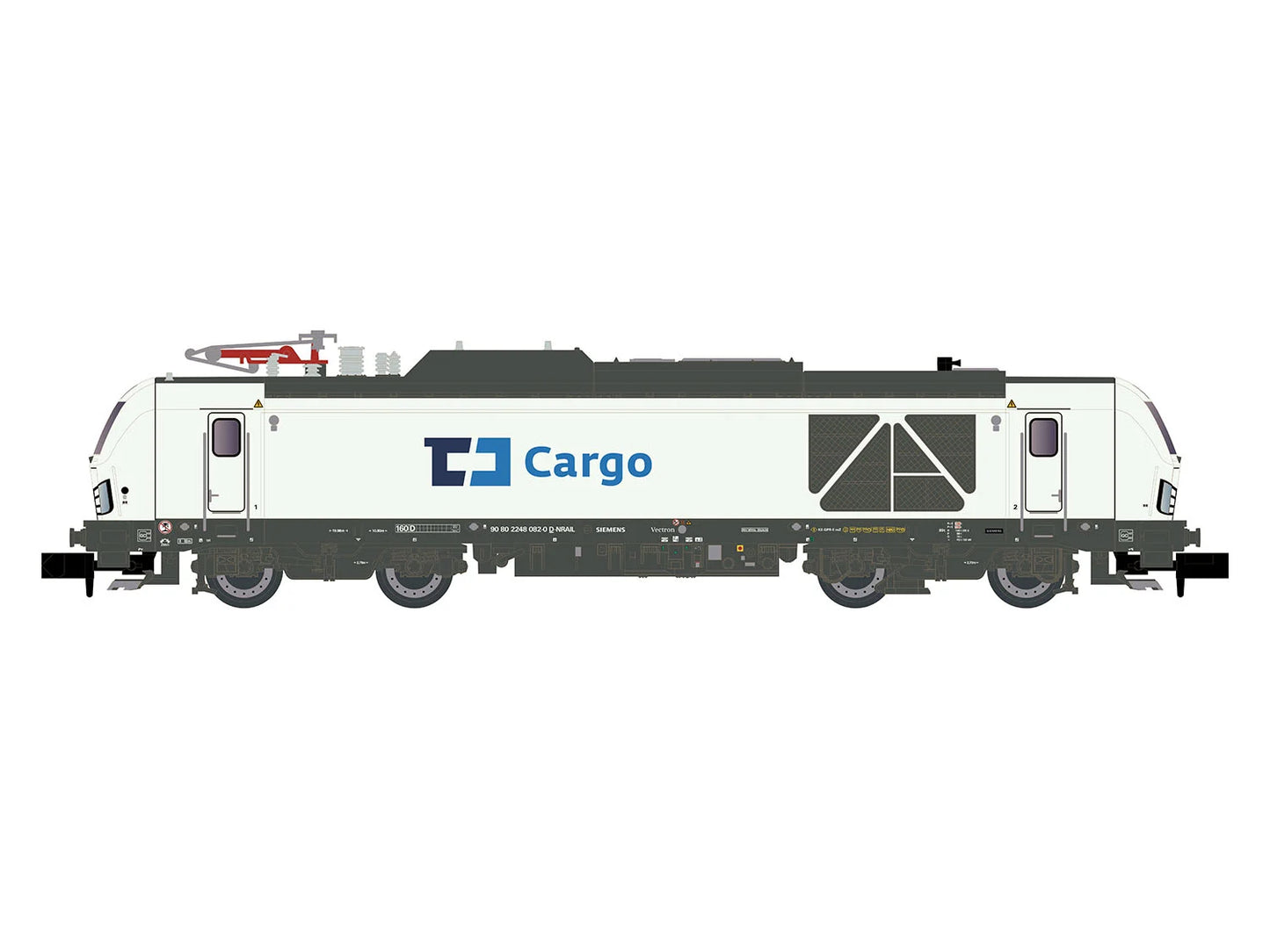 Hobbytrain CD Cargo BR248 Vectron Bi-Mode Locomotive VI (DCC-Sound)3127S N Gauge