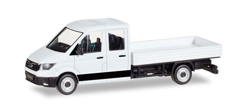 Herpa 13215 Minikit MAN TGE Double Cabin with Platform White HO