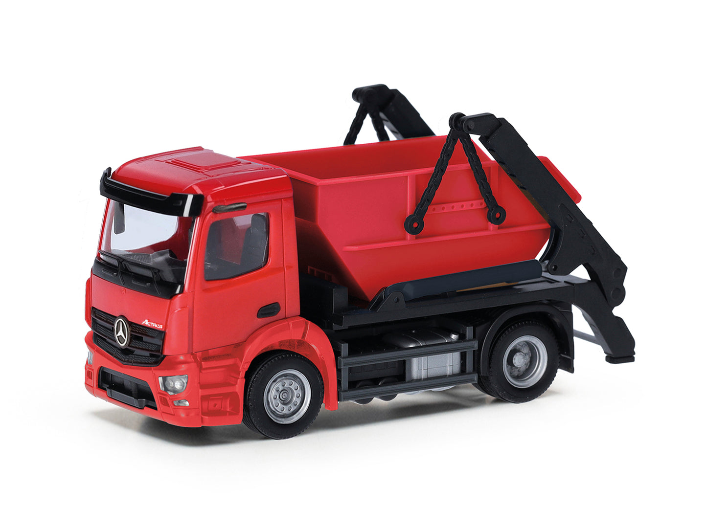 Herpa Minikit MAN TGS AK12 Skip Lorry Red HA013994 HO Gauge