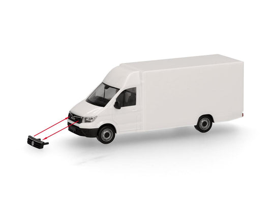 Herpa Minikit VW Crafter Package Delivery Van White HA014076 HO Gauge