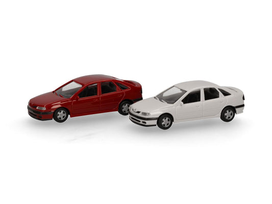 Herpa Minikit (2) Renault Laguna Sienna Red/Arctic White HA014113 HO Gauge