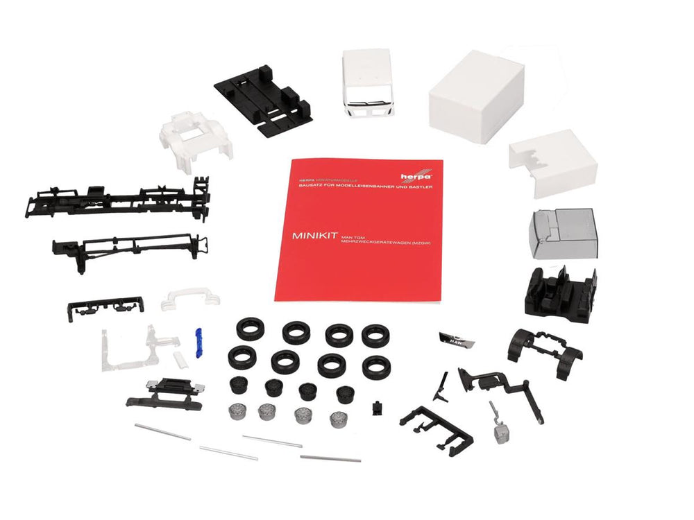 Herpa Minikit MAN TGM MzGW Multi Purpose Van White HA014151 HO Gauge