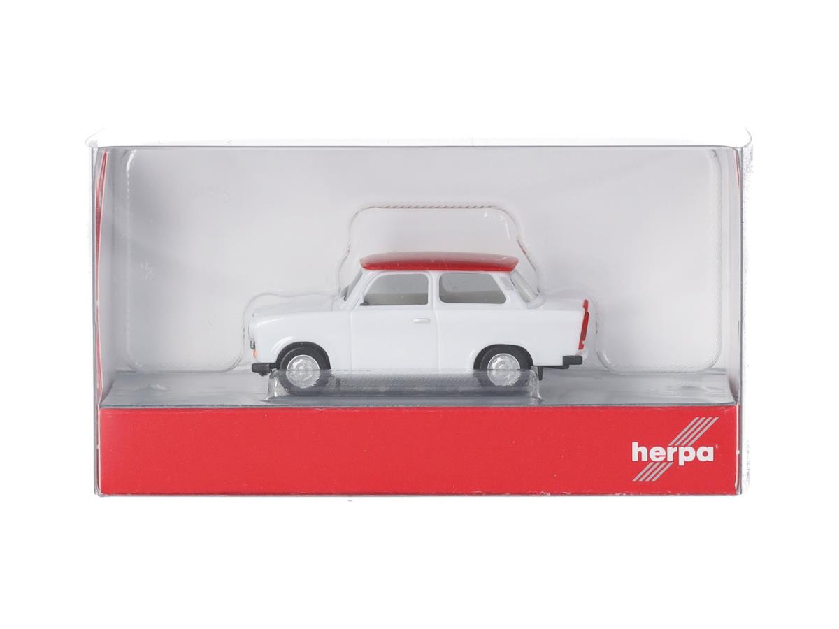 Herpa Trabant 601 Limousine White/Red HA020763-007 HO Gauge