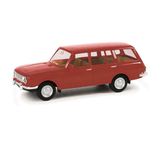 Herpa Wartburg 353 66 Tourist Velour Red HA024150-007 HO Gauge
