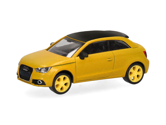 Herpa Audi S1 Vegas Yellow w/Black Roof HA024532-002 HO Gauge