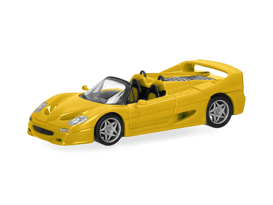 Herpa Ferrari F50 Spider Giallo Modena HA025492-002 HO Gauge