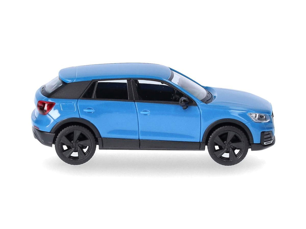 Herpa Audi Q2 Turbo Blue Black Rims HA028677-003 HO Gauge