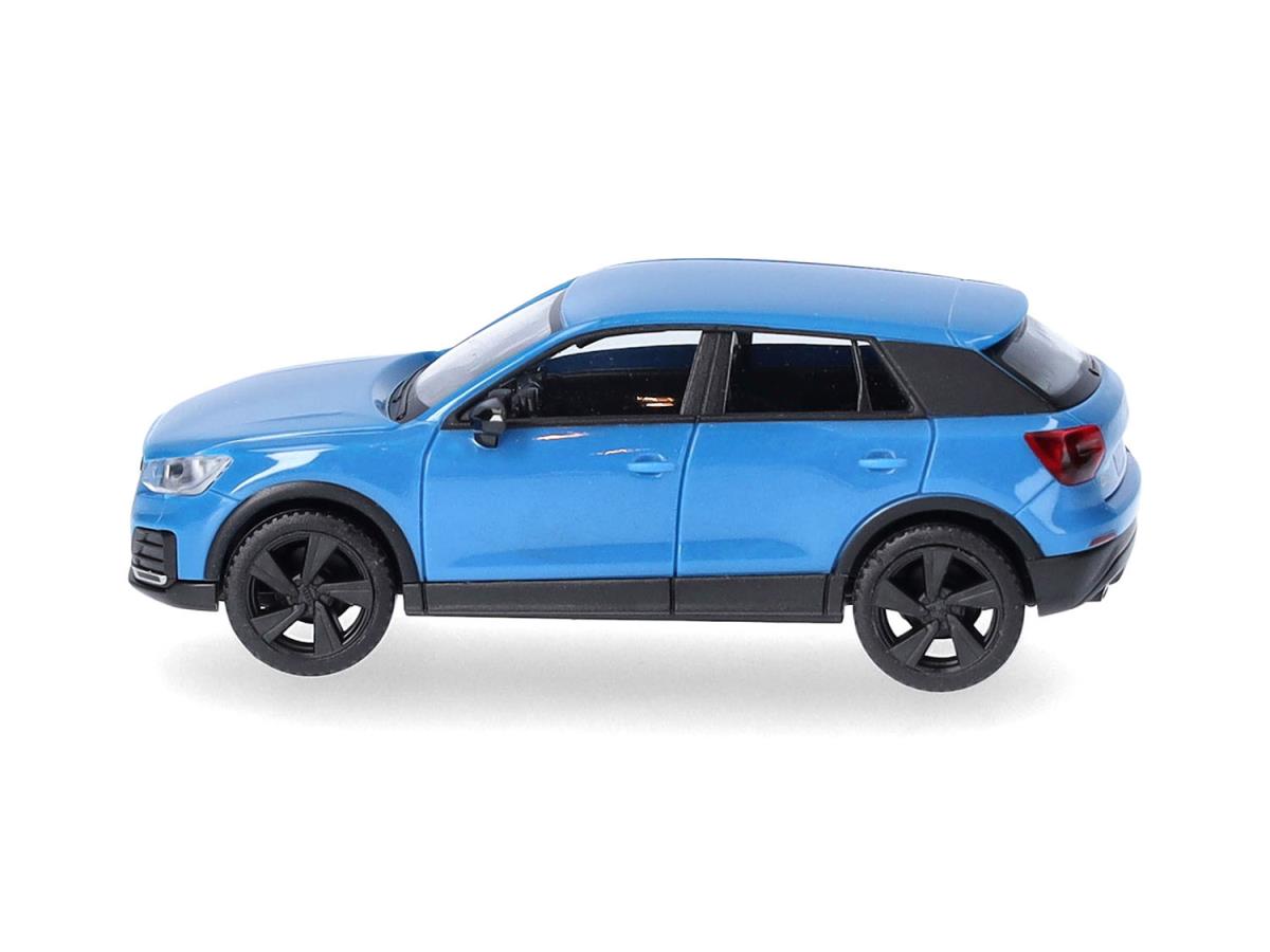 Herpa Audi Q2 Turbo Blue Black Rims HA028677-003 HO Gauge