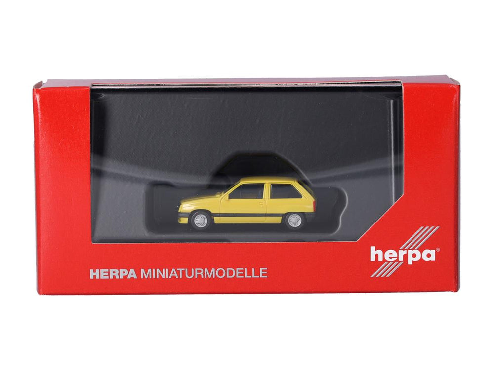 Herpa Basic Opel Corsa A Yellow HA029032 HO Gauge