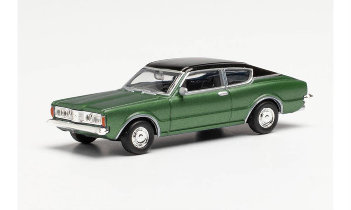 Herpa 033398-002  Ford Taunus Coupe (Knudsen) Dark Green Metallic HO