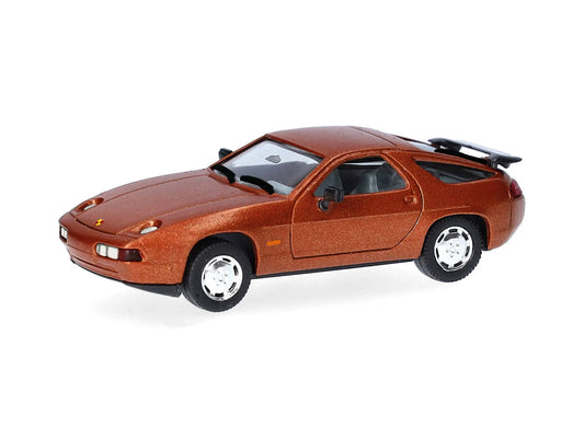Herpa Porsche 928 S4 Cognac Brown Metallic HA033589-002 HO Gauge