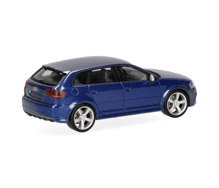 Herpa Audi RS3 Sportback Sepang Blue Pearl Effect HA034876-003 HO Gauge