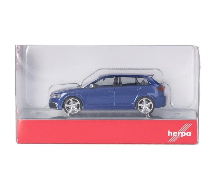 Herpa Audi RS3 Sportback Sepang Blue Pearl Effect HA034876-003 HO Gauge
