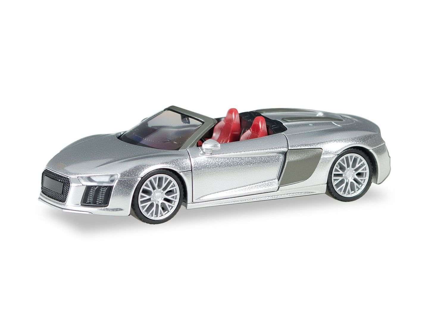 Herpa Audi R8 V10 Spyder Ice Silver HA038690-002 HO Gauge