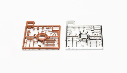 Herpa Roof Racks Brown & Chrome HA051903-002 HO Gauge