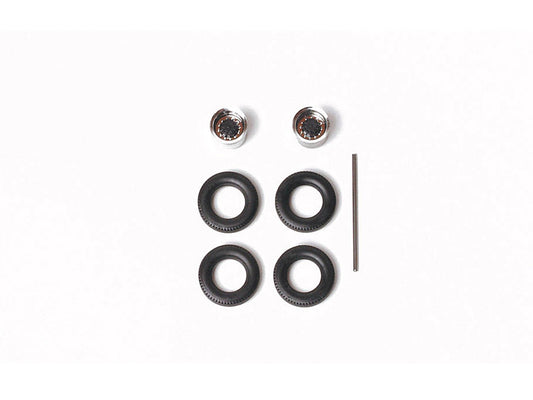 Herpa Twin Tyres Truck Drive Axle Chrome/Black (8) HA052023 HO Gauge