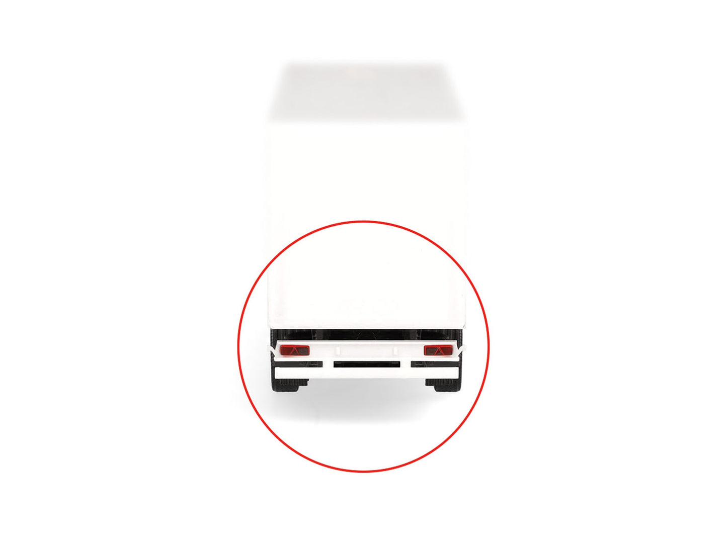 Herpa Rear Bumper Krone (8) White HA054706 HO Gauge