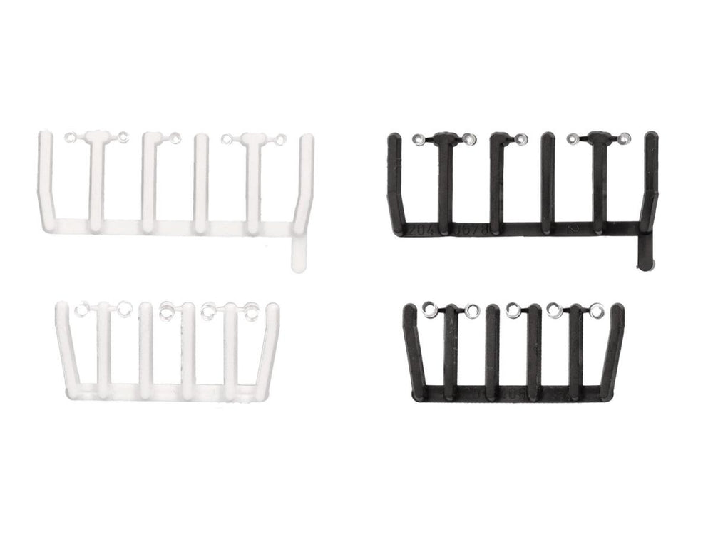 Herpa Transparent Signal Lights w/Black & White Base HA054850 HO Gauge