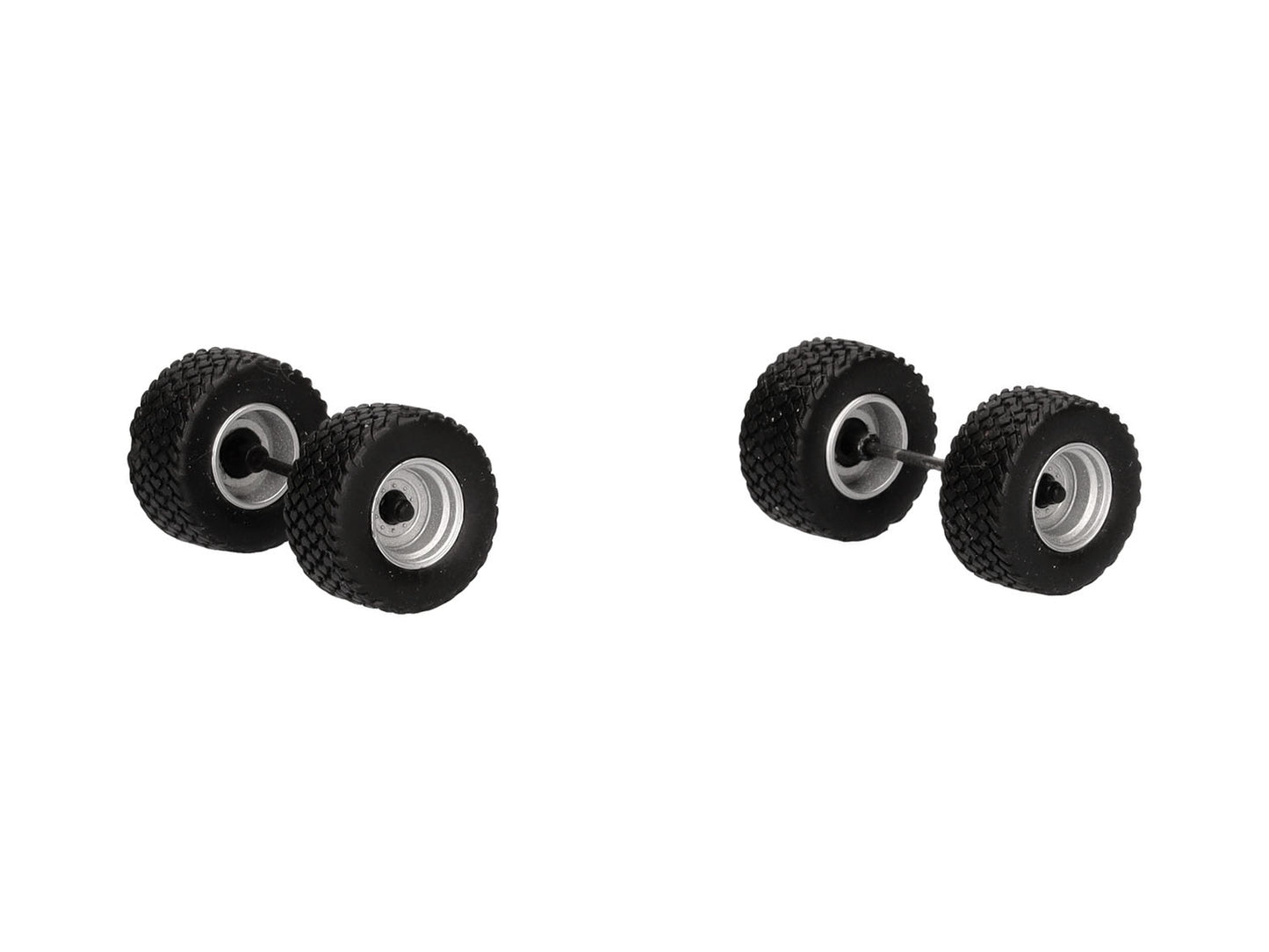 Herpa Krampe BigBody 650 Wheelsets (6) Silver/Black HA054959 HO Gauge