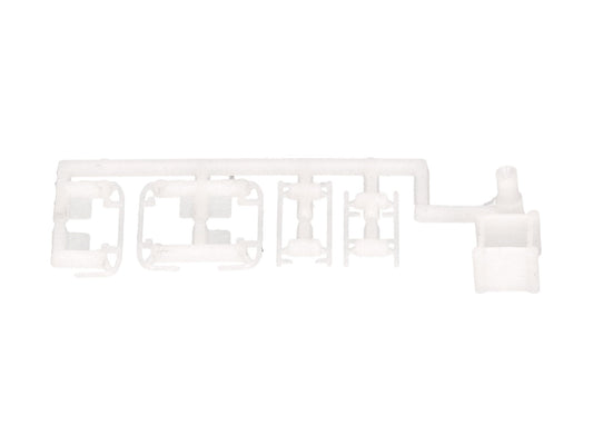 Herpa Lowbars (3) & Sidebars (3) for Rigid Tractors White HA055444 HO Gauge