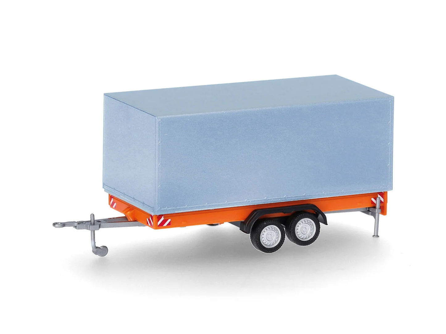 Herpa 7.5t Tandem Tarpaulin Truck Trailer Orange/Grey HA055468 HO Gauge