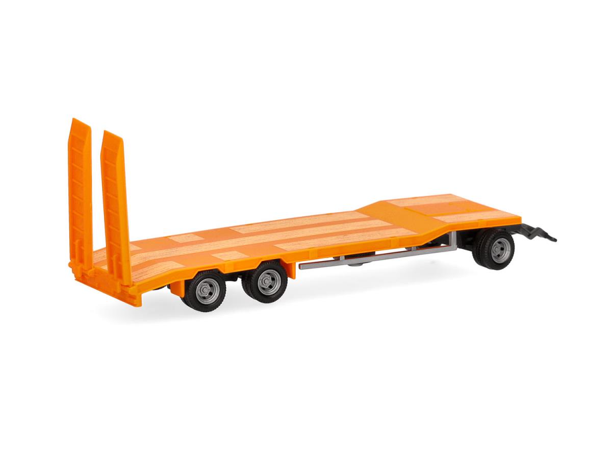 Herpa Goldhofer TU3 3 Axle Trailer Municipal Orange HA076135-008 HO Gauge