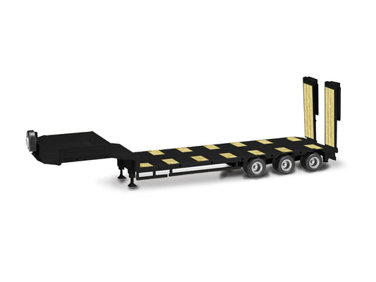 Herpa Goldhofer 3 Axle Semitrailer Black HA076371-009 HO Gauge