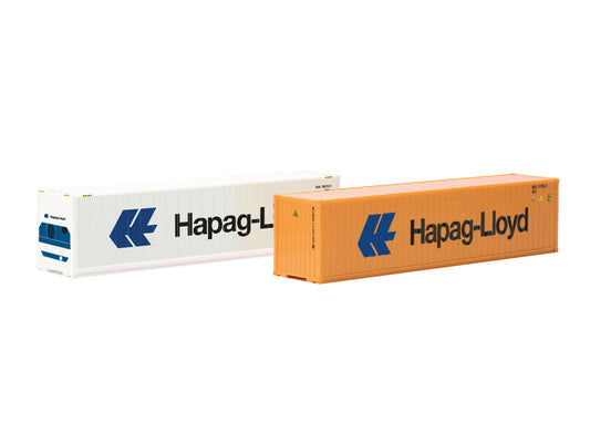 Herpa 40ft Container Set (2) Hapag-Lloyd HO Gauge HA076449-006